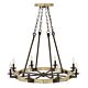 Wyatt 8 Light Chandelier Iron Rust - HK/WYATT8