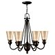 Mayflower 6 Light Chandelier Olde Bronze - HK/MAYFLOWER6