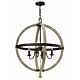 Middlefield 4 Light Pendant Chandelier Iron Rust - HK/MIDDLEFIELDP4