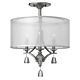 Mime Semi Flush Brushed Nickel - HK/MIME/SF