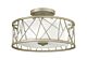 Nest Semi Flush Silver Leaf - HK/NEST/SF SL