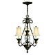 Plantation 4 Light Chandelier Pearl Bronze - HK/PLANT3 PZ