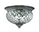 Plantation Small Flush Mount Polished Antique Nickel - HK/PLANT/F/S PL