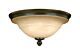 Plymouth Flush Mount Olde Bronze - HK/PLYMOUTH/F