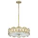 Sabina 4 Light Pendant Silver Leaf - HK/SABINA/4P