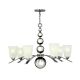Zelda 7 Light Chandelier Polished Nickel - HK/ZELDA7 PN