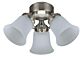 3 Light Ceiling Fan Light Kit Brushed Nickel - 24318