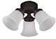 3 Light Ceiling Fan Light Kit Bronze - 24319