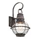 Bridge Point Medium Wall Lantern Weathered Zinc - KL/BRIDGEPOINT/M