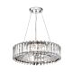 Crystal Skye 28W LED Chandelier Chrome / Warm White - KL/CRSTSKYE8