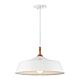 Danika 1 Light Pendant White - KL/DANIKA/P