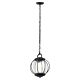 Vandalia 1 Light Chain Lantern Textured Black - KL/VANDALIA8/M