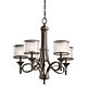 Lacey 5 Light Chandelier Mission Bronze - KL/LACEY5 MB