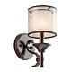 Lacey 1 Light Wall Light Mission Bronze - KL/LACEY1 MB
