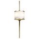 Mona 2 Light LED Wall Light Polished Brass - KL/MONA/L PB