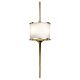 Mona 2 Light LED Wall Light Polished Brass - KL/MONA/S PB