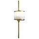 Mona 2 Light LED Wall Light Natural Brass - KL/MONA/S NBR