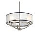 Saldana 3 Light Chandelier Classic Pewter - KL/SALDANA3