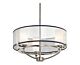 Saldana 3 Light Chandelier Classic Pewter - KL/SALDANA3