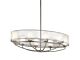 Saldana 8 Light Oval Chandelier Classic Pewter - KL/SALDANA8