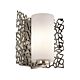 Silver Coral Wall Light Classic Pewter - KL/SILCORAL1