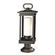 South Hope Large Pedestal Rubbed Bronze - KL/SOUTH HOPE3/L