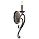 Taulbee 1 Light Wall Light Weathered Zinc - KL/TAULBEE1