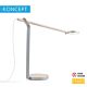 Gravy LED Desk Lamp Maple Silver Body White Cord GR1-W-MPW-SIL-DSK - Kon