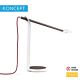 Gravy LED Desk Lamp Oiled Walnut Matte White Body Red Cord GR1-W-WNR-MWT-DSK - Kon