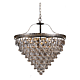 Cascade Large 10 Light Crystal Basket Archaize Bronze - 1000094