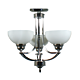 Houston 3 Light Semi-Flush Mount Chrome - 1000247