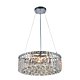 Rotondo Medium 5 Light Crystal Pendant Chrome - 1000429