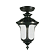 Waterford Small Under Eave Light Antique Black IP44 - 1000567