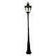 Wellington Large Outdoor Post Light Antique Black IP44 - 1000578
