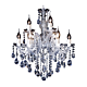 Zurich 9 Light Crystal Chandelier Chrome - 1000608