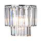 Celestial 2 Light Crystal Wall Light Chrome - 1001101