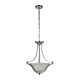 Rivoli Single Suspension 3 Light Pendant Satin Nickel - 1001427