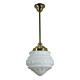 Single Rod Pendant Brass With 8