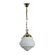Single Chain Pendant Brass With 8