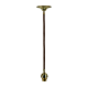 Cloth Brown Cord Suspension Brass - 3006037