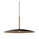 Solar 6W Dimmable LED 60cm Pendant Black / Warm White - LUX.SOLAR.60.BLK