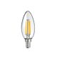 Filament Clear Candle LED 4W E12 Dimmable / Warm White - F412-C35-C-27K