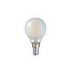 Filament Frosted Fancy Round LED 6W E14 Dimmable / Warm White - F614-G45-F-27K
