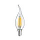 Filament Clear Flame Candle LED 4W E14 Dimmable / Warm White - F414-C35T-C-27K