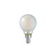 Filament Frosted Fancy Round LED 4W E12 Dimmable / Warm White - F412-G45-F-27K