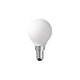 Filament 12V DC Opal Fancy Round LED 6W E14 Dimmable / Warm White - F614-G45-M-12V
