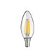 Filament Clear Candle LED 6W E14 Dimmable / Warm White - F614-C35-C-27K