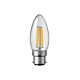 Filament Clear Candle LED 6W B22 Dimmable / Warm White - F622-C35-C-27K