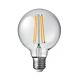 Filament Clear G95 LED 8W E27 Dimmable / Warm White - F827-G95-C-27K