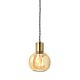 Parlour Sphere Amber / Old Brass - LR.A01.004.AM + LR.I02.25.OB